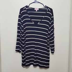 Navy Striped Shirt